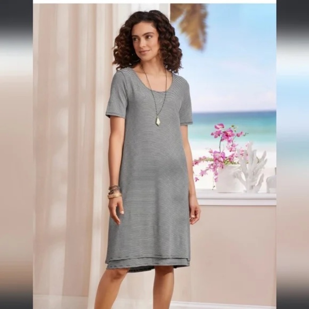 Soft Surroundings Camille T-shirt Dress petite small